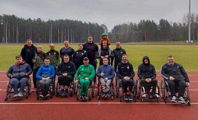 Neįgaliųjų atletų stovykla Druskininkuose
